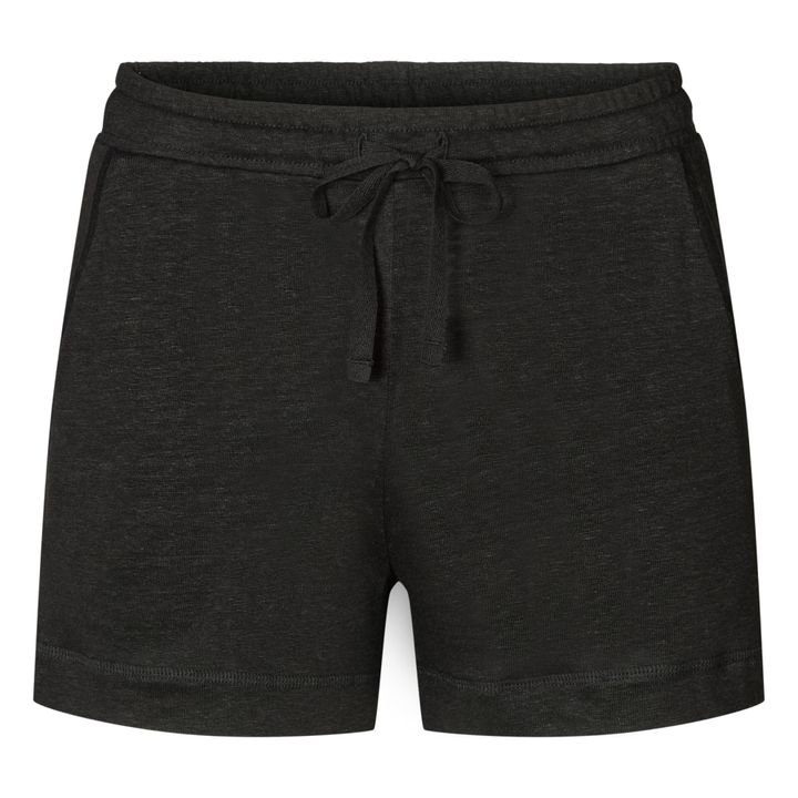 Mimi Linen Shorts | Negro- Imagen del producto n°0