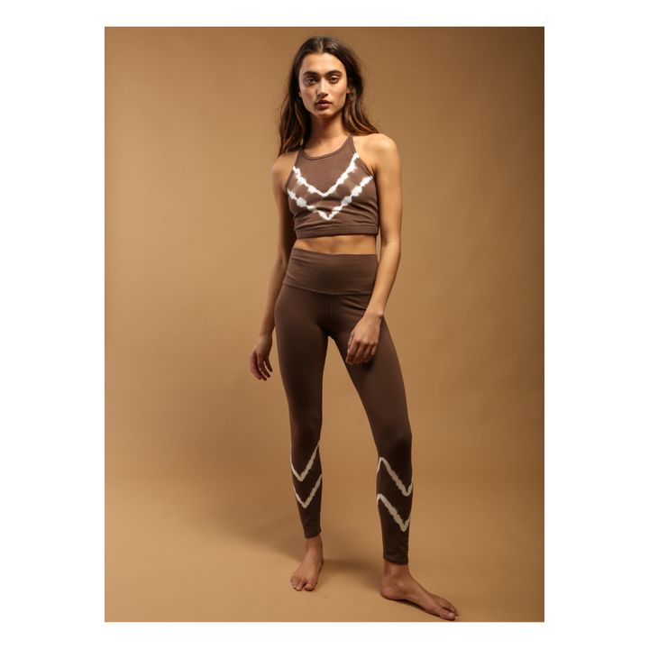 Sunset Herringbone Tie-Dye Leggings | Marrón- Imagen del producto n°5