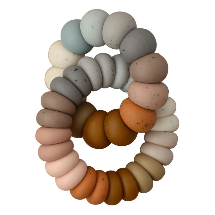 Anneau de dentition Luna en silicone | Terracotta- Image produit n°0
