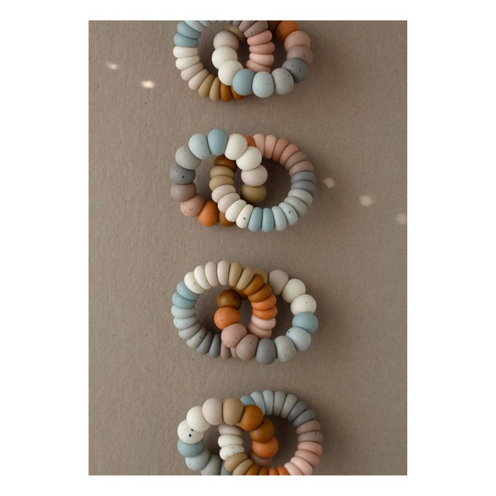 Luna Silicone Teething Ring | Terracotta- Product image n°1