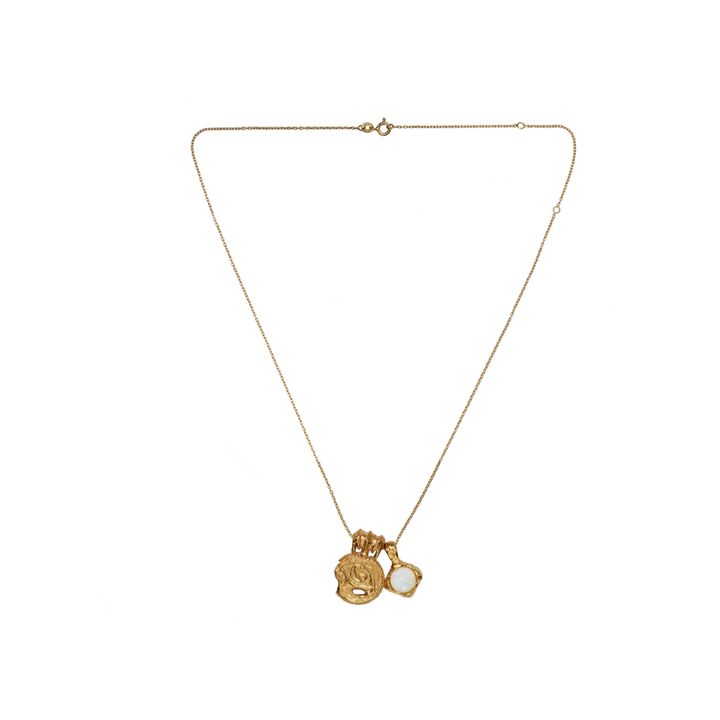 Collana The Gaze of The Moon | Dorato- Immagine del prodotto n°2