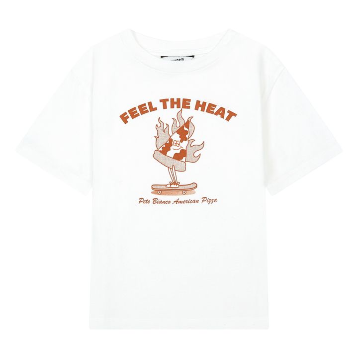 Feel The Heat Organic Cotton T-Shirt | Blanco Roto- Imagen del producto n°0