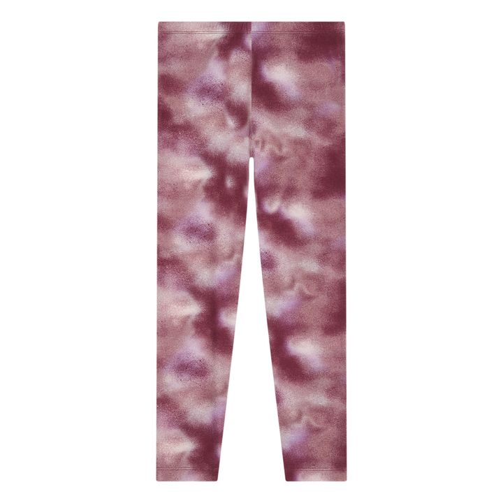 Organic Cotton Blur Burgundy Leggings | Burgunderrot- Produktbild Nr. 0