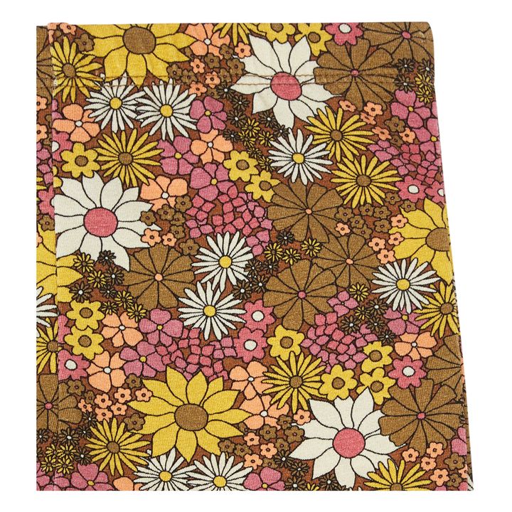 Organic Cotton Retro Flower Leggings | Bunt- Produktbild Nr. 3