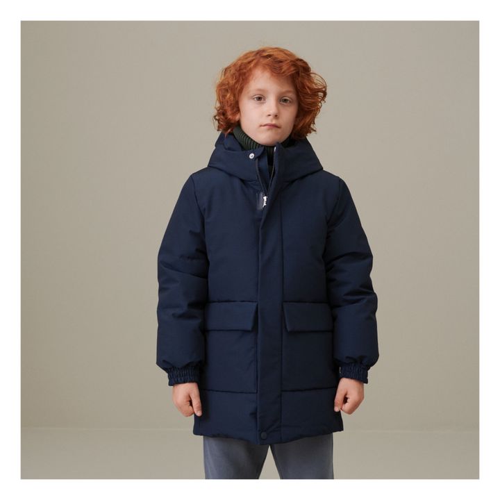 Parka de poliéster reciclado Althea | Azul Marino- Imagen del producto n°7