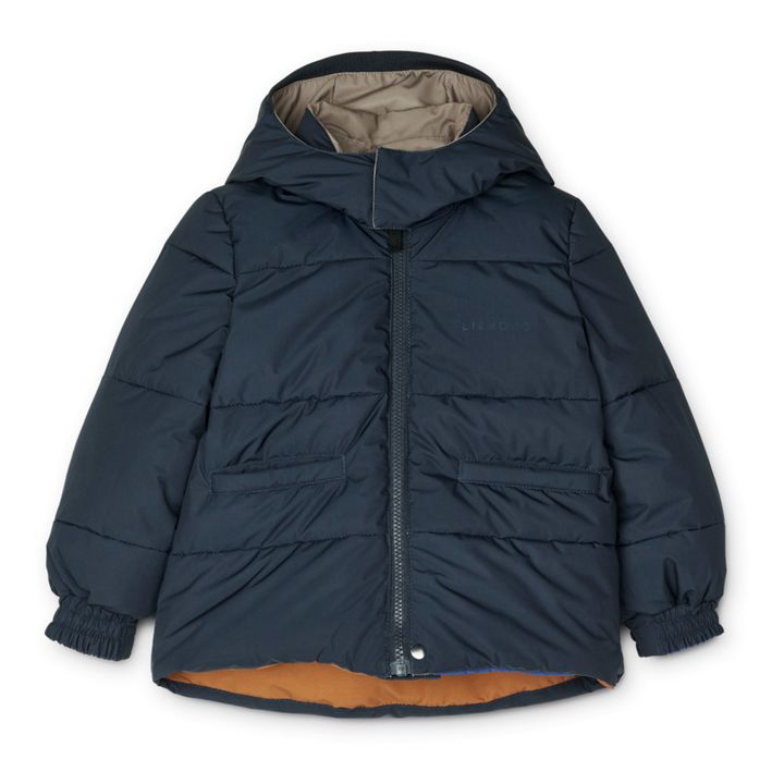 Parka reversibile Paloma in poliestere riciclato | Blu- Immagine del prodotto n°6