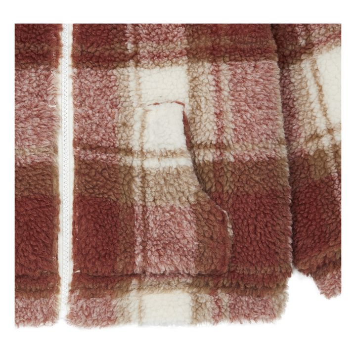 Checked Sherpa Jacket | Rostfarben- Produktbild Nr. 4