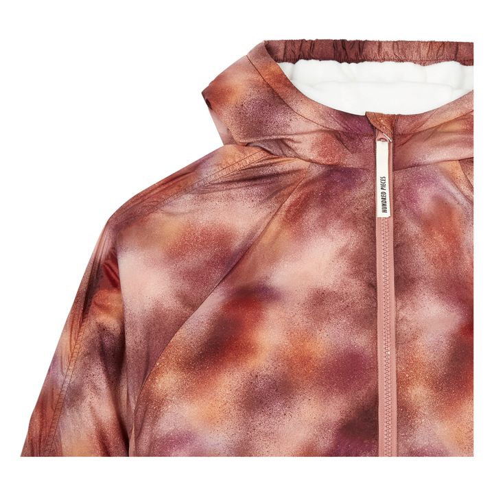 Blur Burgundy Hooded Windbreaker | Bordeaux- Immagine del prodotto n°3