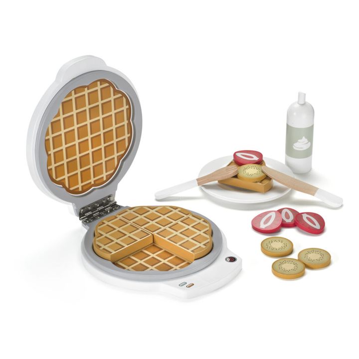 Waffeleisen aus Holz mit Accessoires- Produktbild Nr. 0