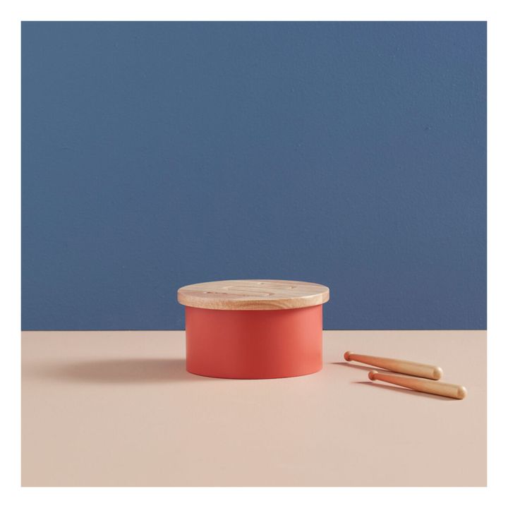 Mini tambour | Rouge- Image produit n°1