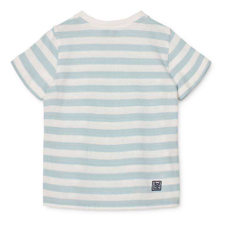 Apia Organic Cotton Short Sleeve T-Shirt | Azul Cielo- Imagen del producto n°2