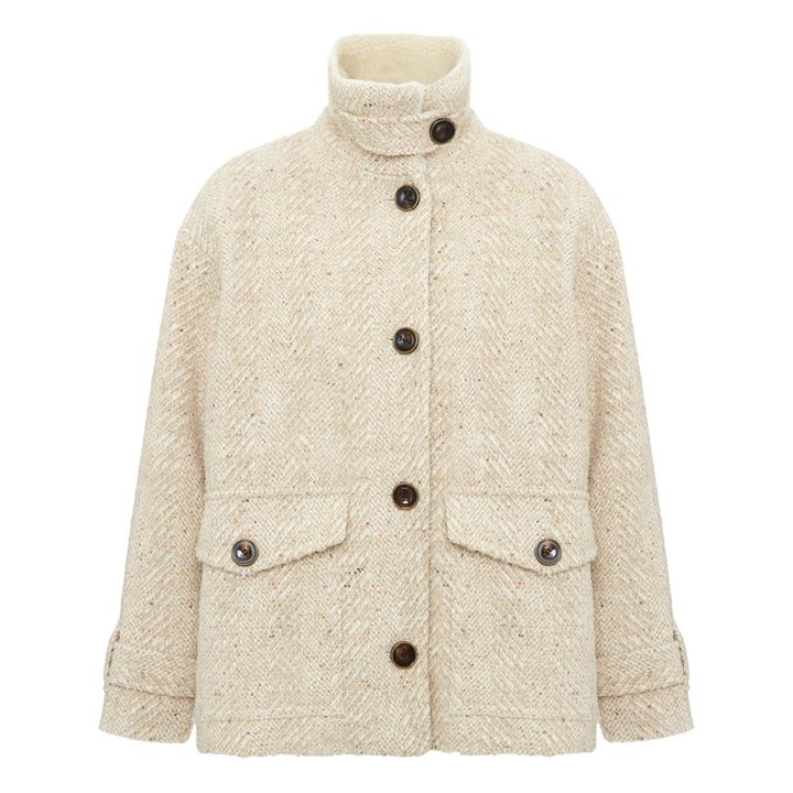 Jack Valley Tweed Coat | Beige- Imagen del producto n°0