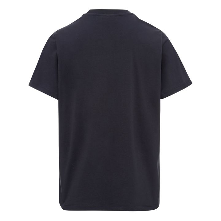 Smiley T-Shirt Dark Relaxed Basic Bio-Baumwolle | Schwarz- Produktbild Nr. 4