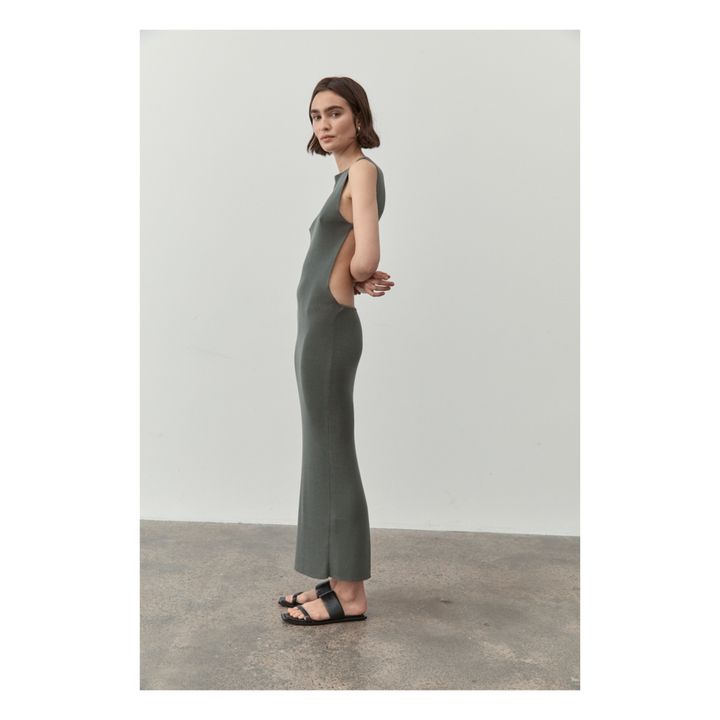 Abito Cut Out | Grigio- Immagine del prodotto n°3