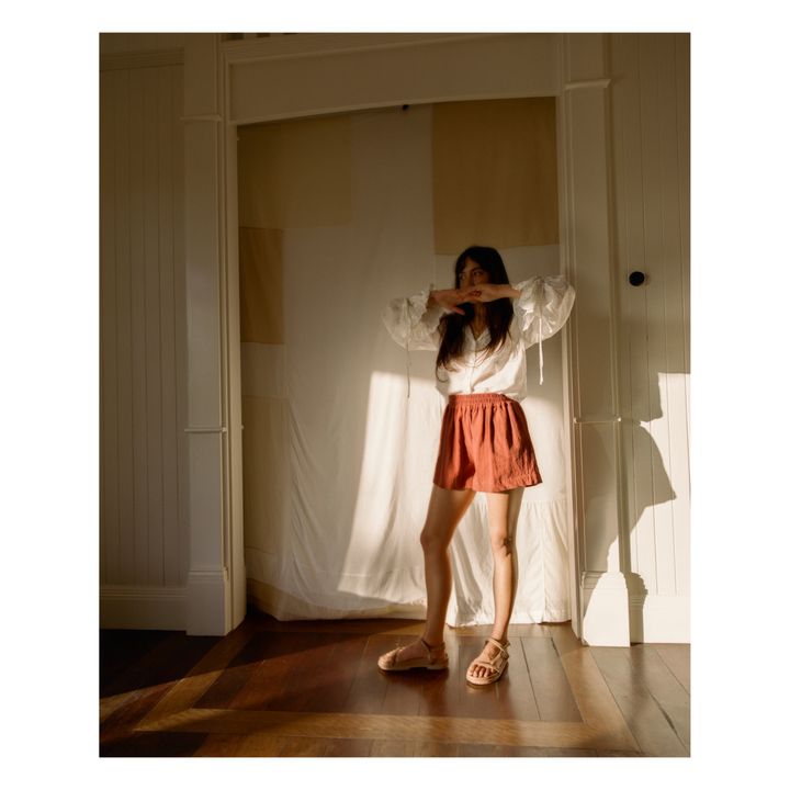Shorts Poppy | Bordeaux- Immagine del prodotto n°4
