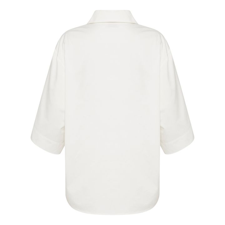 Camicia con maniche a 3/4 | Bianco- Immagine del prodotto n°6