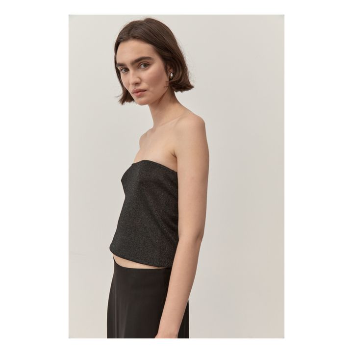 Top Bustier 90s | Nero- Immagine del prodotto n°3