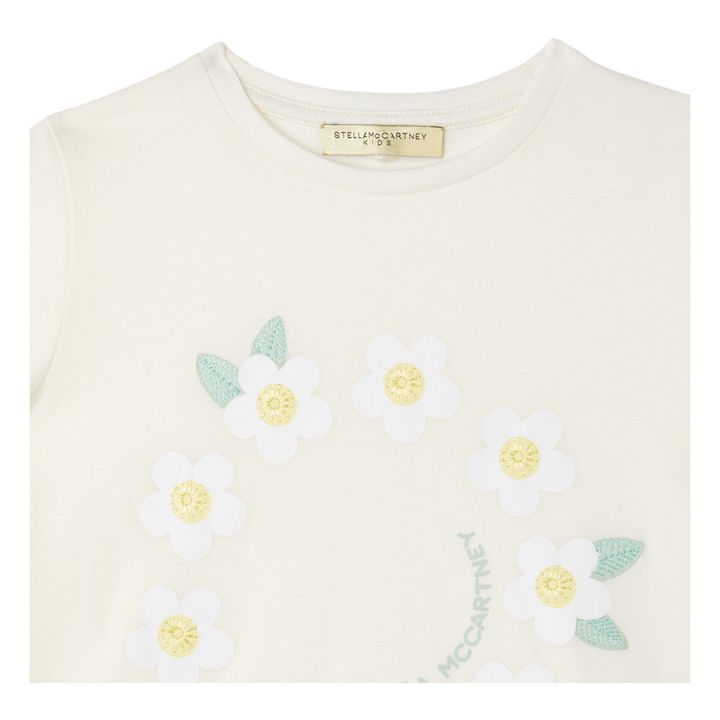 Camiseta con estampado de margaritas | Crudo- Imagen del producto n°1