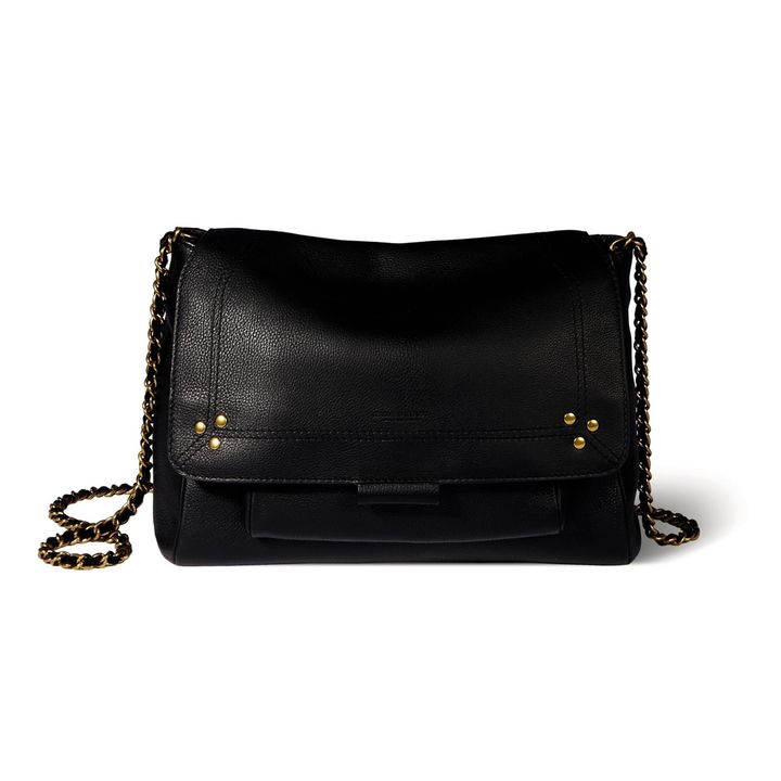 Bolso de piel de ternero Lulu M | Negro- Imagen del producto n°0