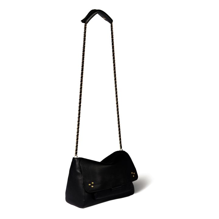 Bolso de piel de ternero Lulu M | Negro- Imagen del producto n°5