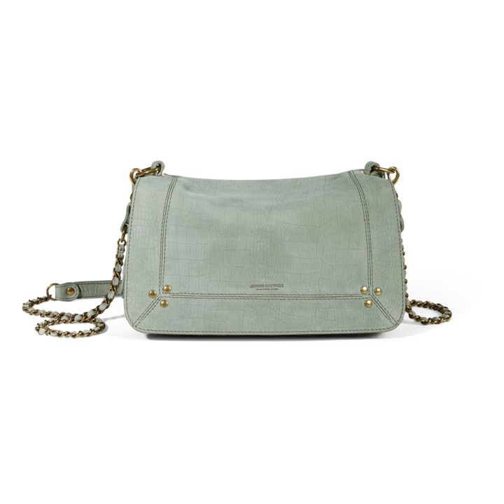 Bobi Bullcalf leather Croc Bag | Almond green- Product image n°0