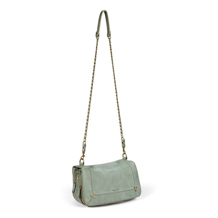 Bobi Bullcalf leather Croc Bag | Almond green- Product image n°3