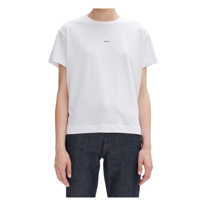 T-Shirt Jade Bio-Baumwolle | Weiß- Produktbild Nr. 2