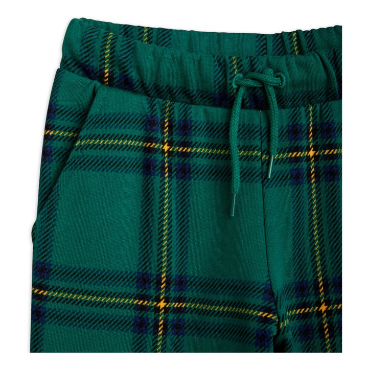 Jogger Coton Bio Carreaux | Vert- Image produit n°3