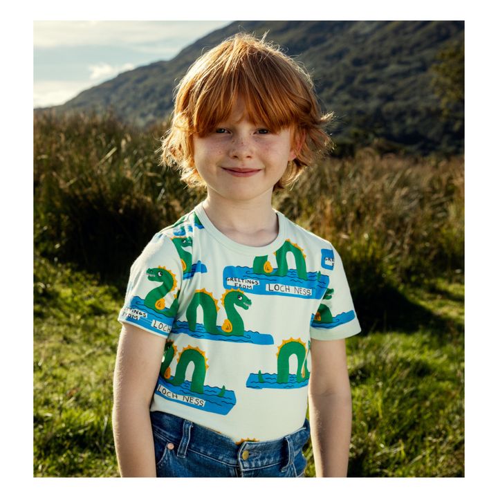 T-Shirt Coton Bio Loch Ness | Vert d'eau- Image produit n°1