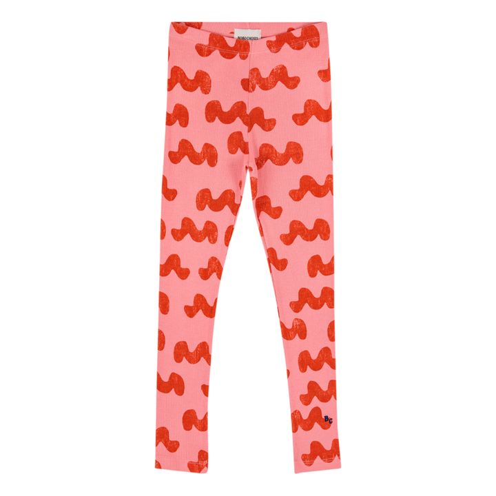 Waves Organic Cotton Leggings | Rosa- Imagen del producto n°0