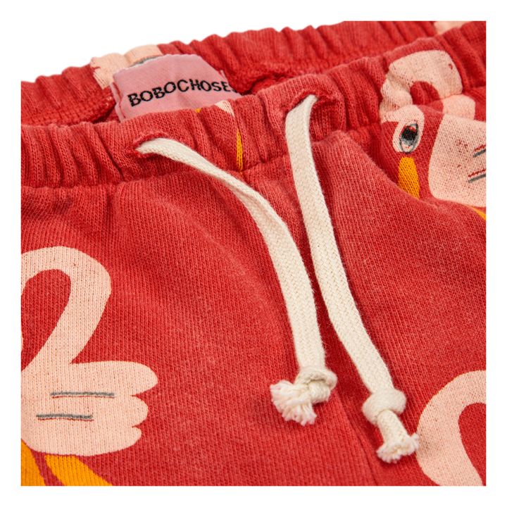 Pelicans Organic Cotton Jogger | Red- Product image n°2