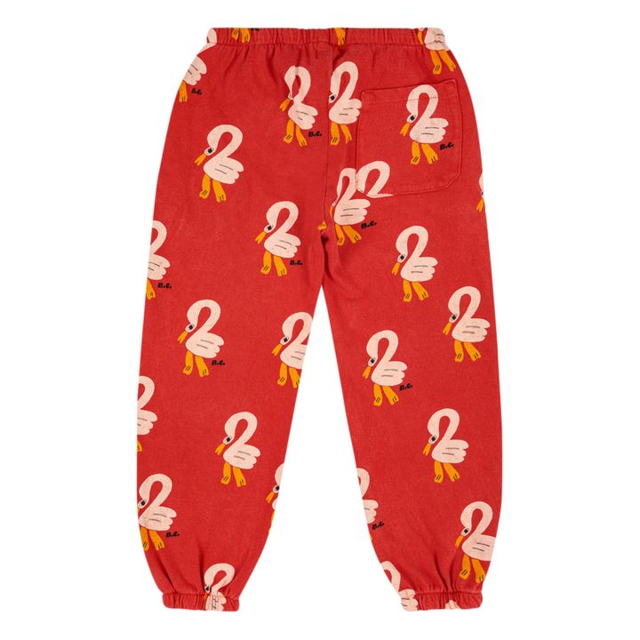 Pelicans Organic Cotton Jogger | Red- Product image n°3
