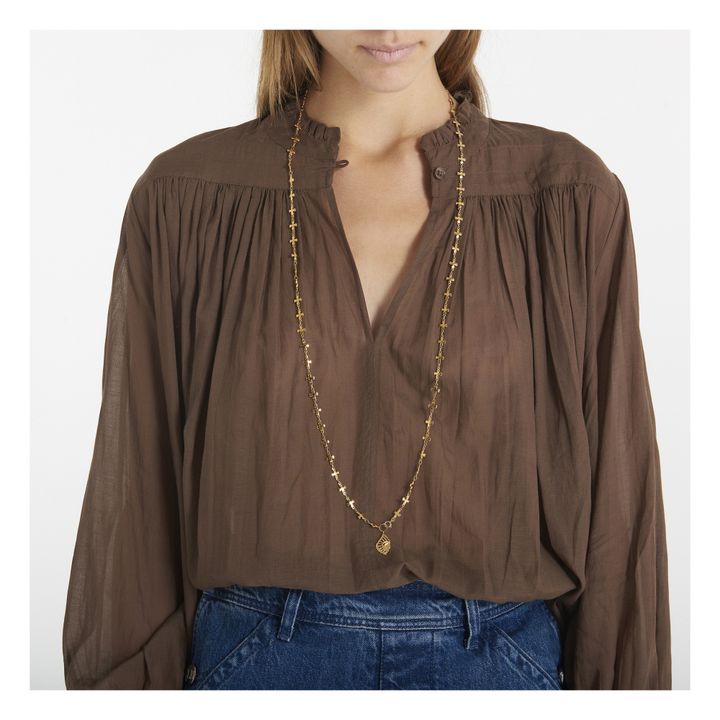 Collier Galiga | Doré- Image produit n°1