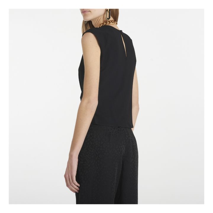 Top Fruncido | Noir- Image produit n°2