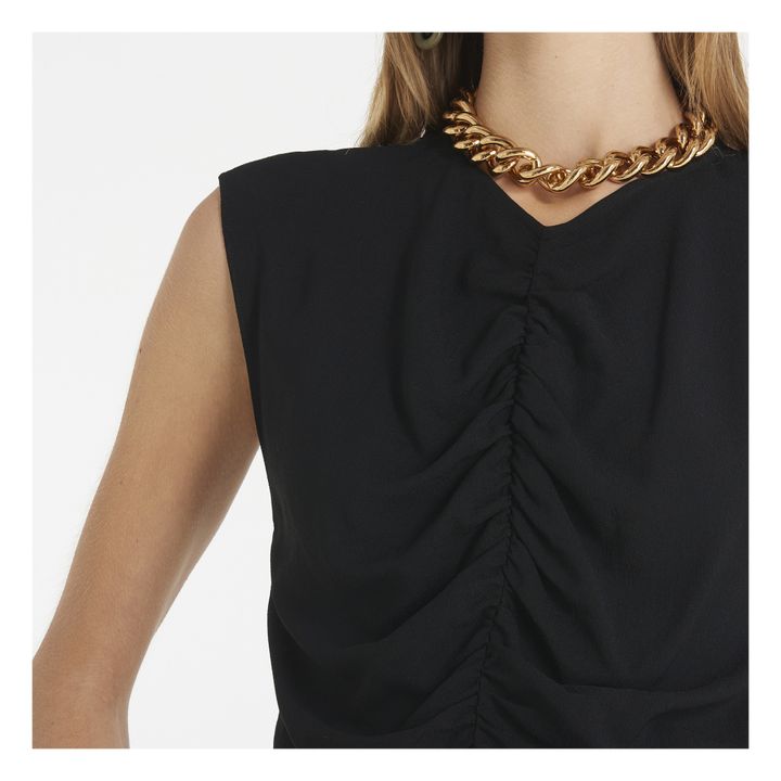 Top Fruncido | Noir- Image produit n°3
