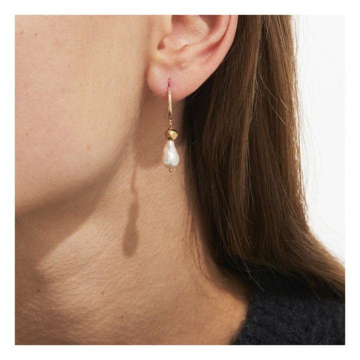 Boucles d'Oreilles Liam | Doré- Image produit n°2