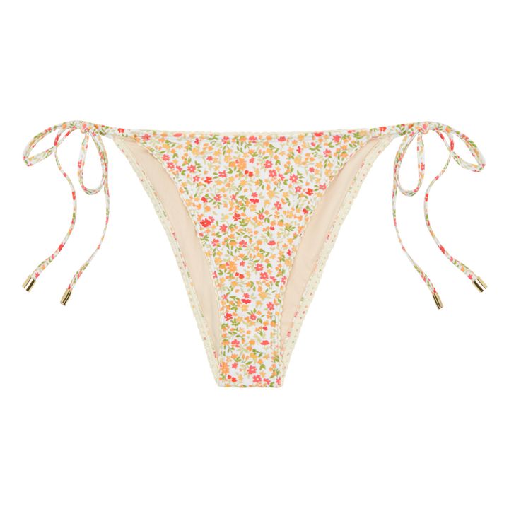 Floret Tie-Up Bikini Bottoms | Azul- Imagen del producto n°0