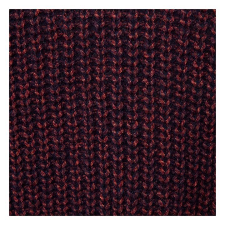 Sleeveless V-Neck Alpaca Sweater | Prugna- Immagine del prodotto n°6