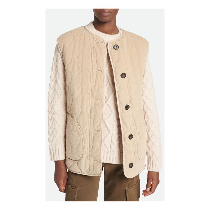 Valisoa Vest | Beige- Imagen del producto n°2