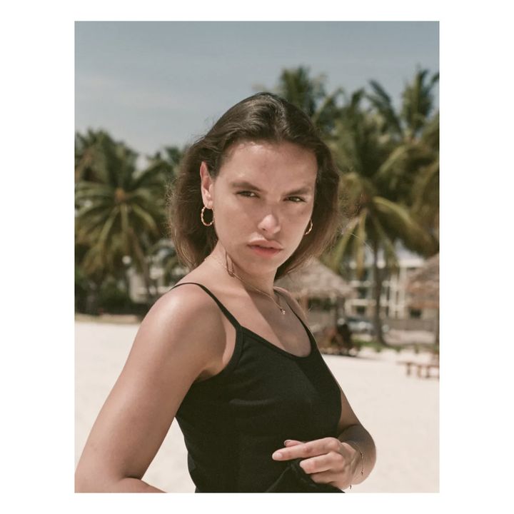 Esméralda - Large hoop earrings | Gold- Product image n°3
