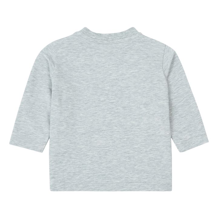 T-shirt Logo | Grigio chiné- Immagine del prodotto n°2