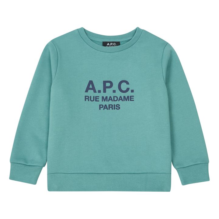 Sweatshirt Elie Bio-Baumwolle | Grün- Produktbild Nr. 0