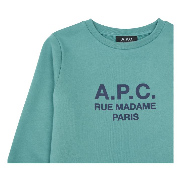 Sweatshirt Elie Bio-Baumwolle | Grün- Produktbild Nr. 1