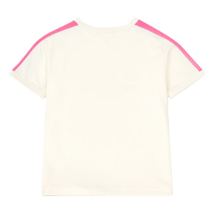 T-Shirt Tili Bio-Baumwolle naturweiß | Rosa- Produktbild Nr. 2