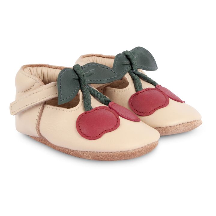 Nanoe Cherry Leather Slippers | Crema- Imagen del producto n°0
