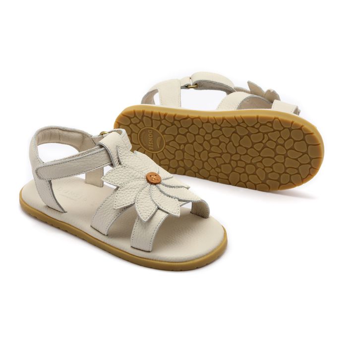 Sandales Iles Fields Marguerite Cuir | Crème- Image produit n°4