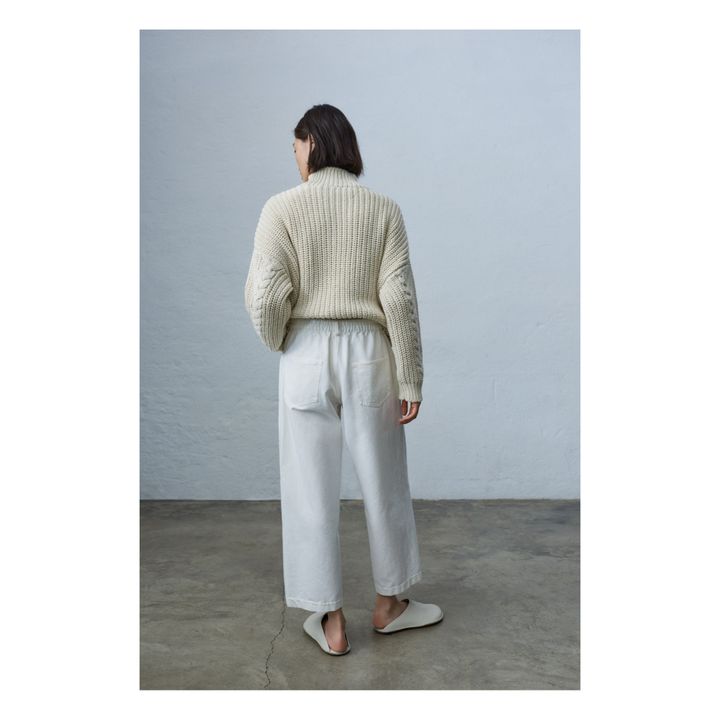 Zip Neck Jumper | Naturale- Immagine del prodotto n°3