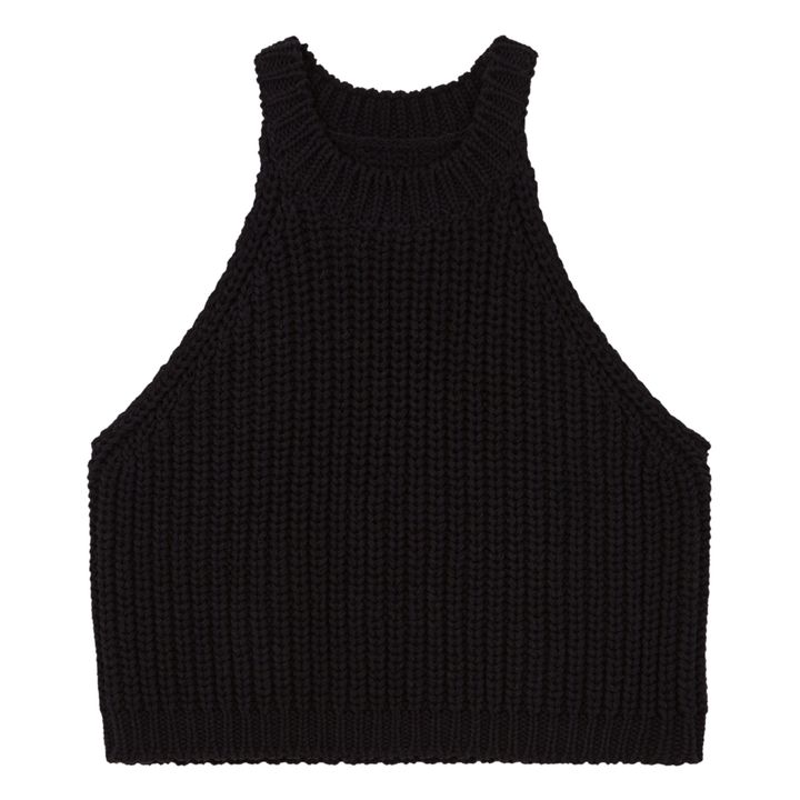 Halter Top | Nero- Immagine del prodotto n°0