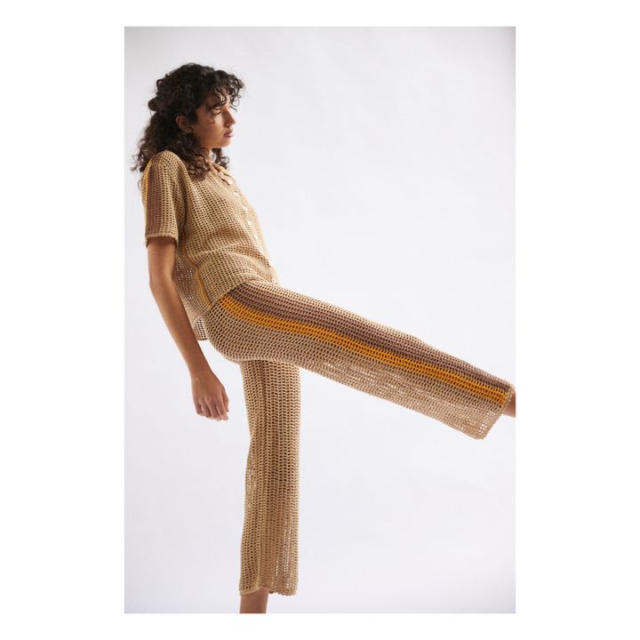 Rahi Crochet Trousers | Beige- Imagen del producto n°4
