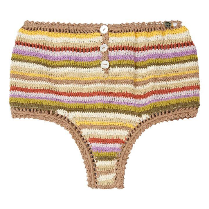 Bikinihose hohe Taille Rahi gehäkelt | Maulwurfsfarben- Produktbild Nr. 3